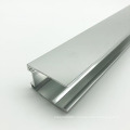 Polished U shape bathroom aluminium shower profile